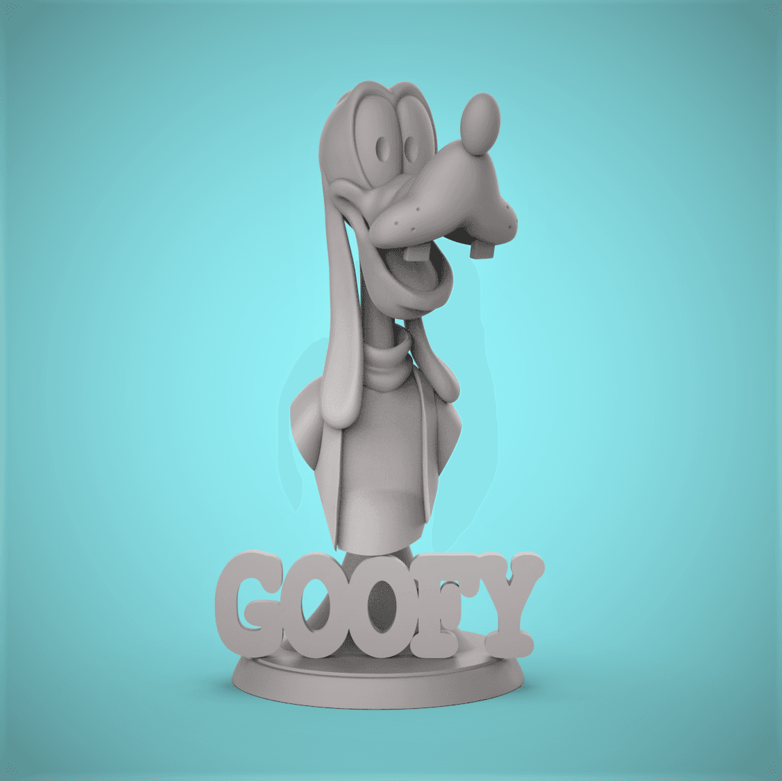 Goofy Bust 3d model