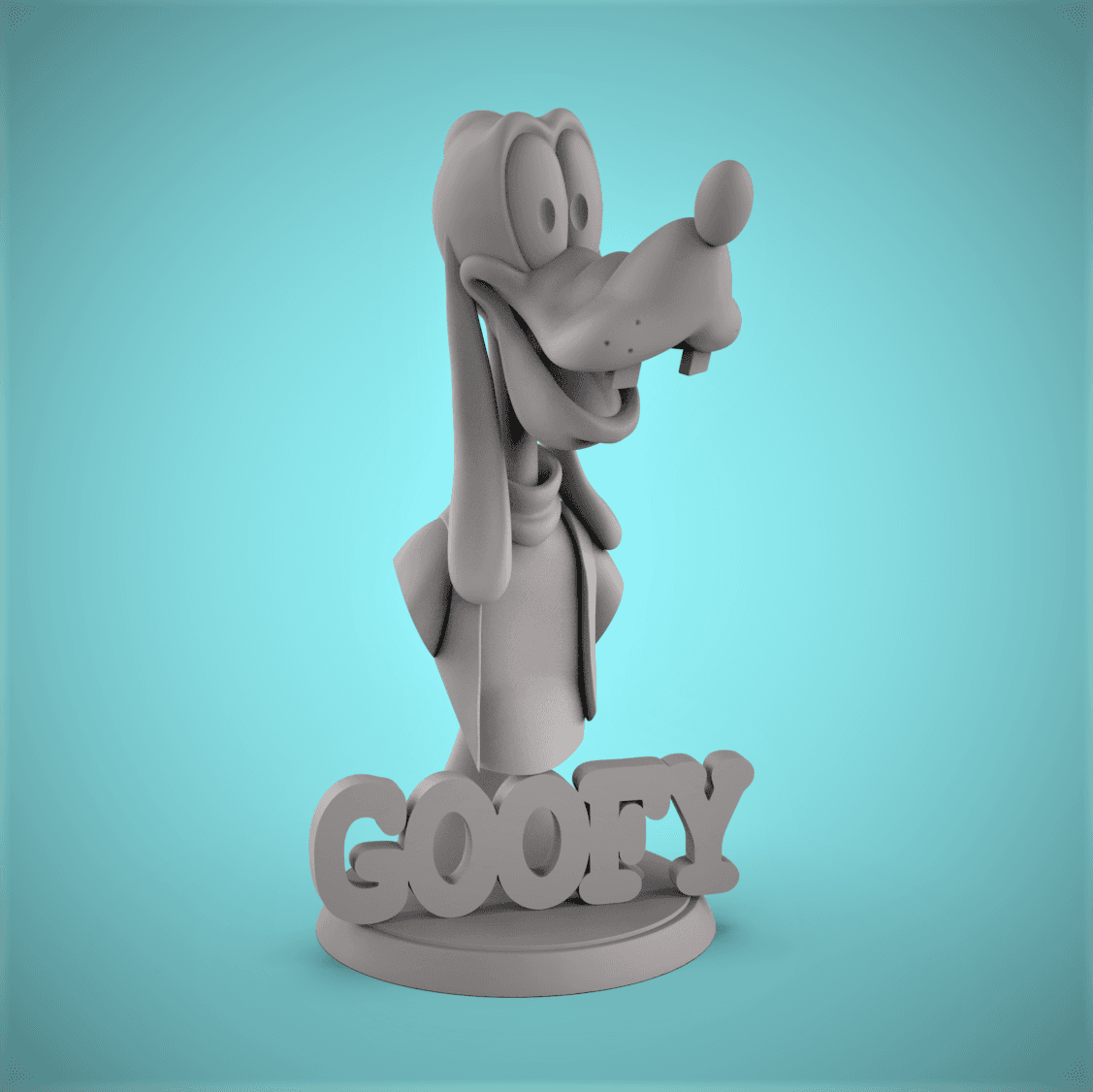 Goofy Bust 3d model