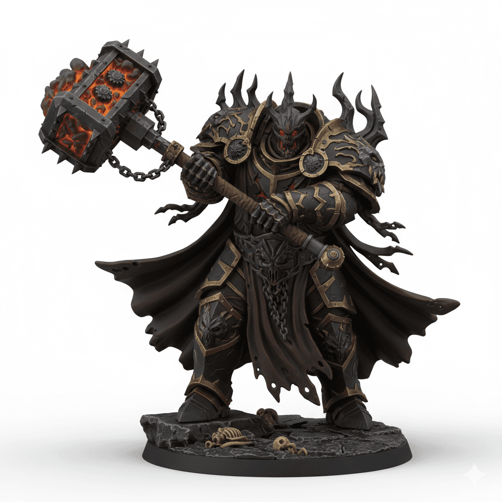Infernal Juggernaut Furnace Hammer Printable STL Download 3d model