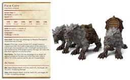 Pack Cats - Tabaxi Caravan - PRESUPPORTED - Illustrated and Stats - 32mm scale 3d model