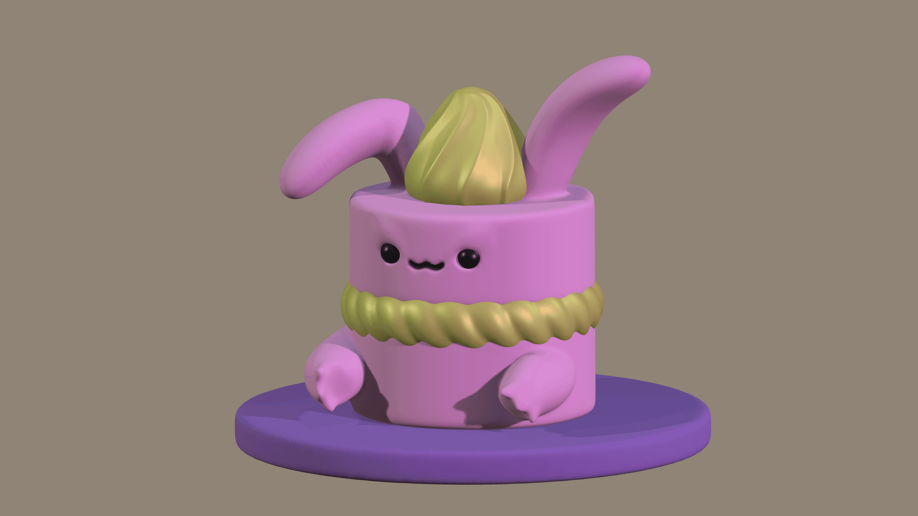 Rabbit scream.stl 3d model