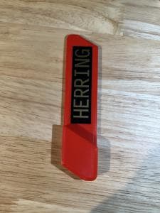 CW&T Herring Blade Pegboard Holder 3d model