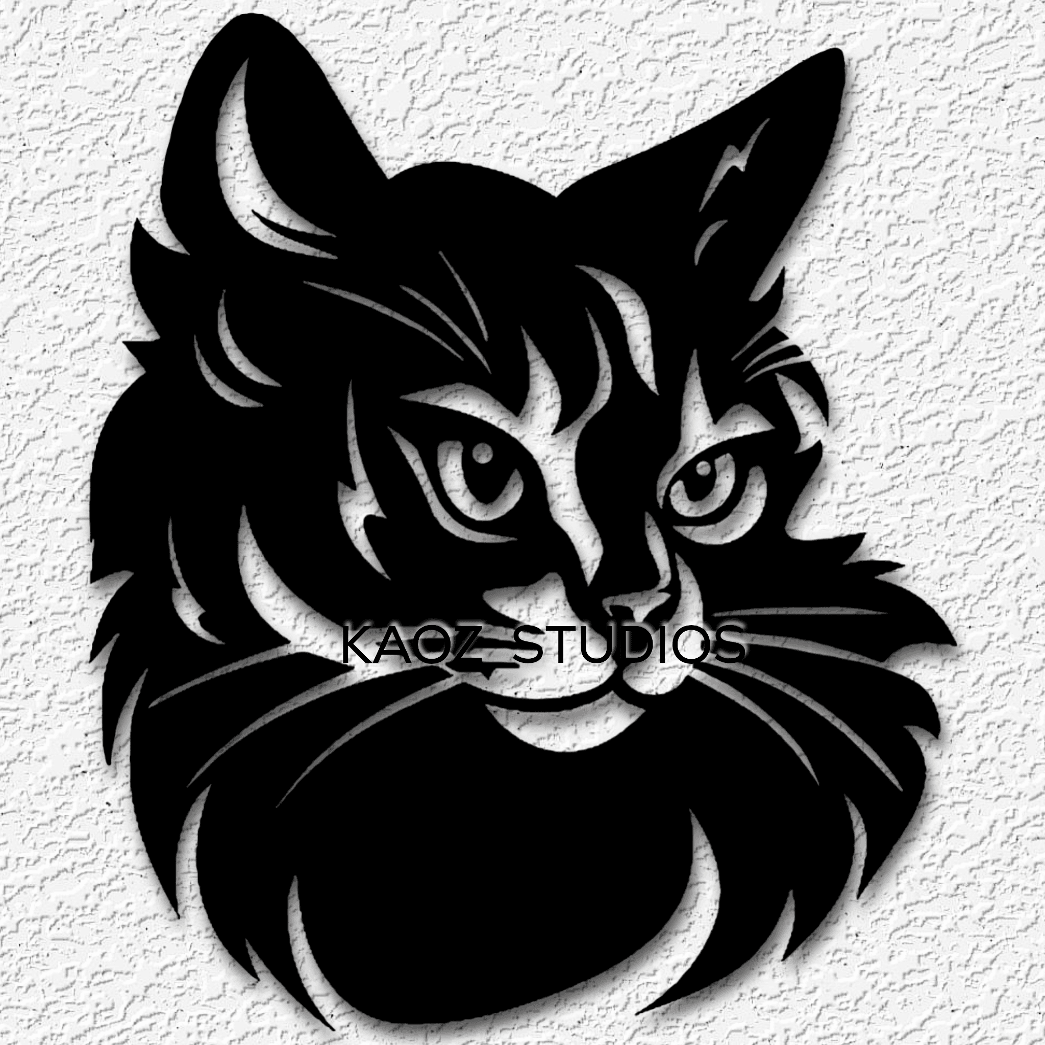 kitty wall art kitten wall decor cat decoration 3d model