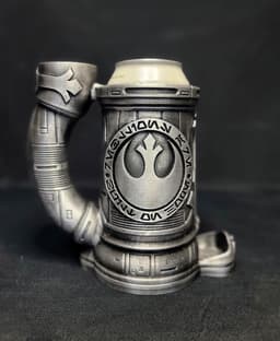 12oz Rebel Alliance Can Cozy Dice Tower 3d model
