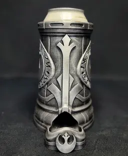 12oz Rebel Alliance Can Cozy Dice Tower 3d model