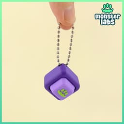 Alphabet Simple Fidget Clicker Keychain Bundle 3d model