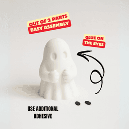 ROCKY - THE FIGHTING GHOST / HALLOWEEN DECOR 3d model