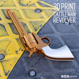 1873 Peacemaker Prop Revolver 3d model