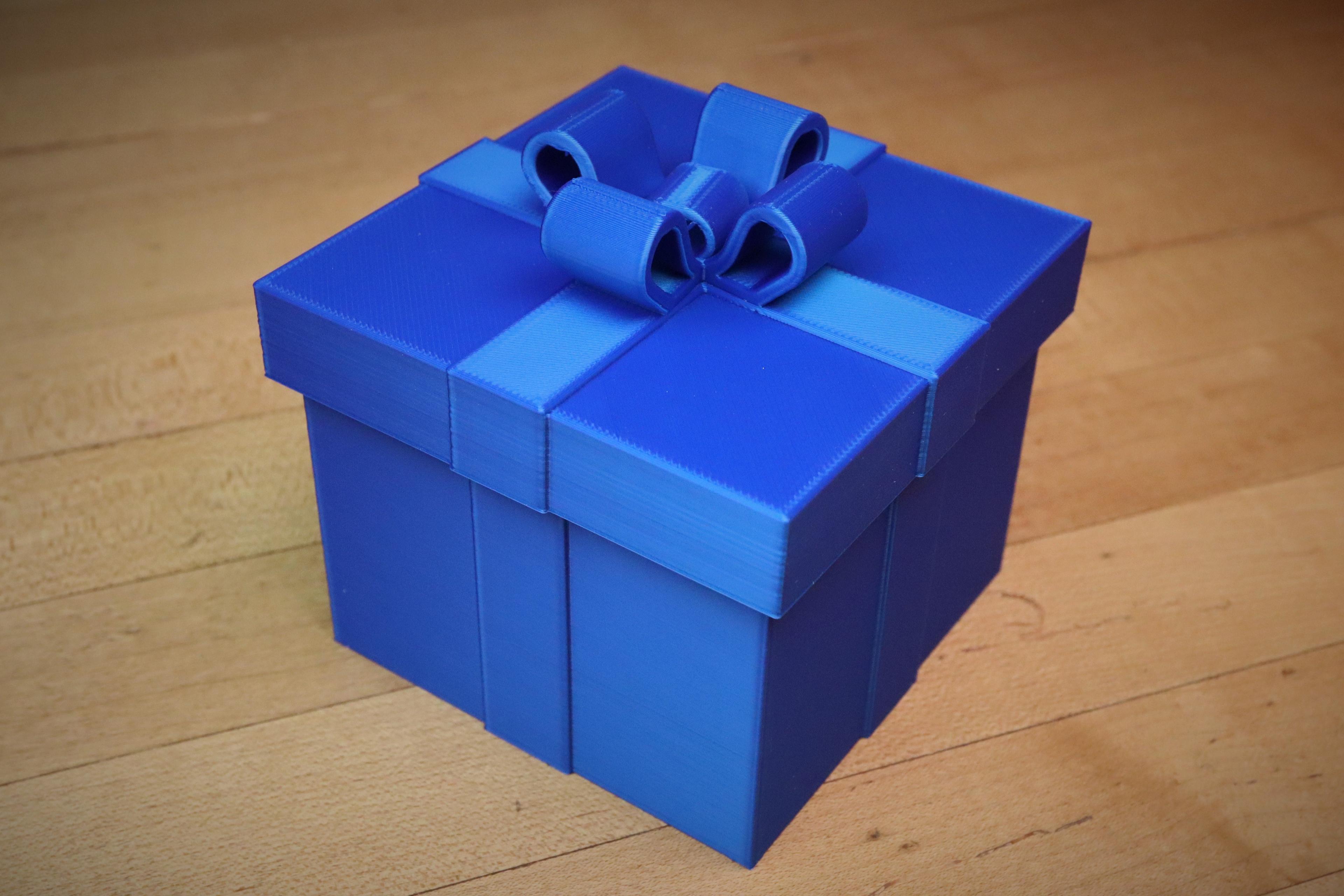 Gift Box #6 Print-in-Place 3d model