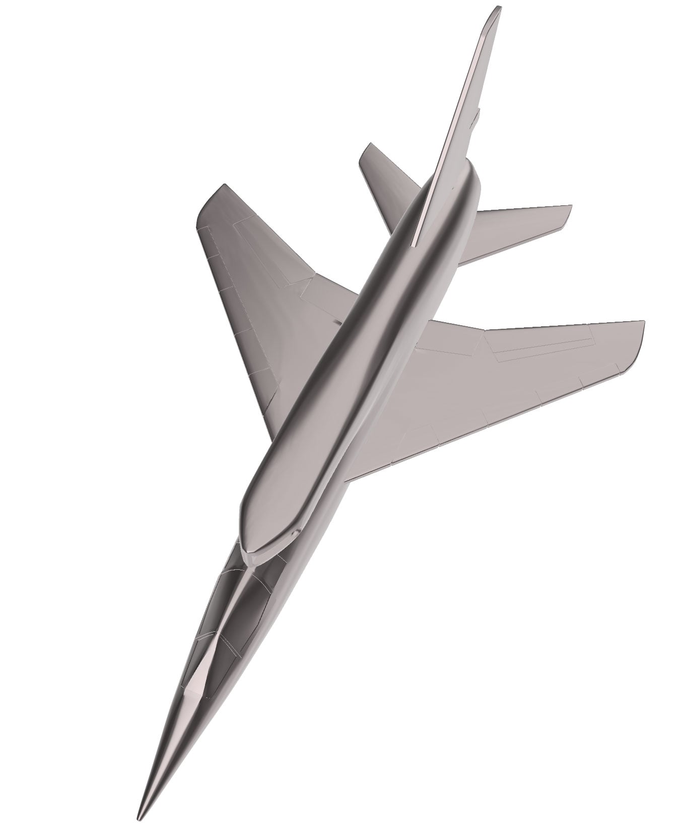 North American F-107A Ultra Sabre 3d model