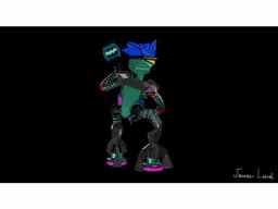 TechNET Guitar Player 3d model