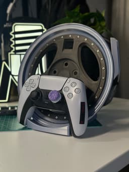Advan S3 Inspired Wheel Controller and Headphone Stand - Rim.stl 3d model