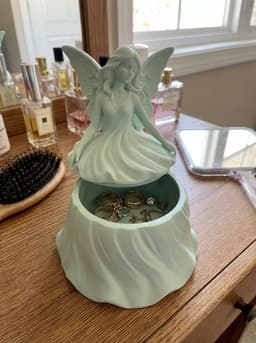 Ethereal Fairy Jewelry Box - Enchanted Woodland Trinket Holder 3d model