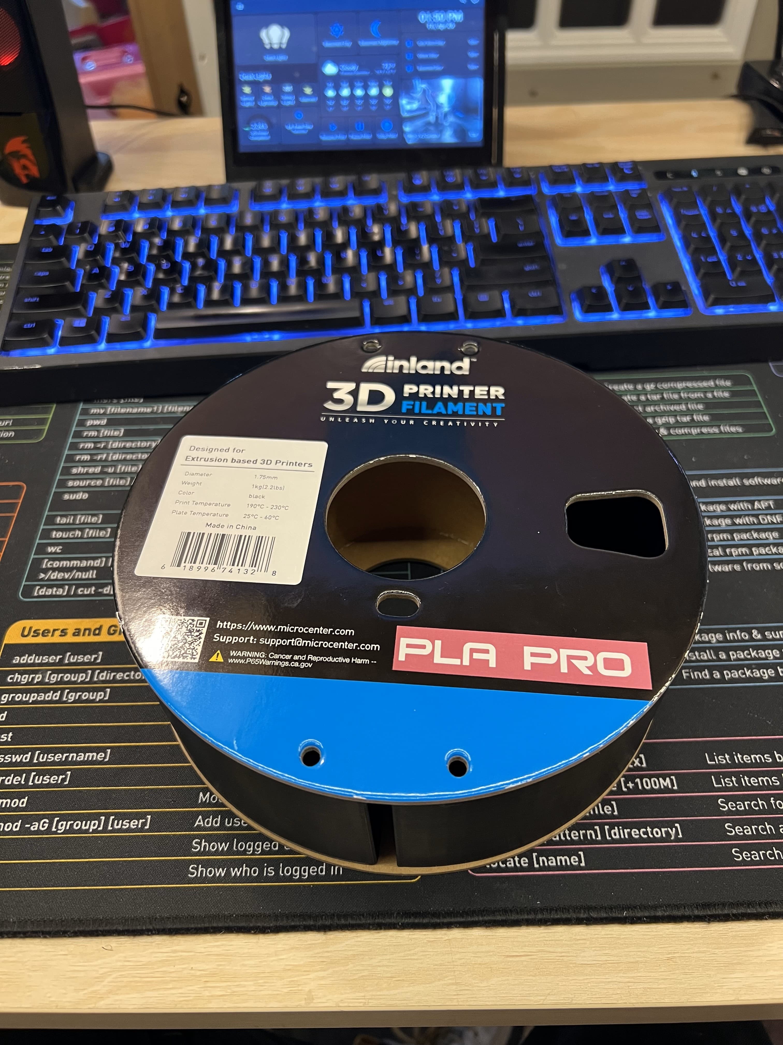 Inland Filament Roll Tray RH.stl 3d model