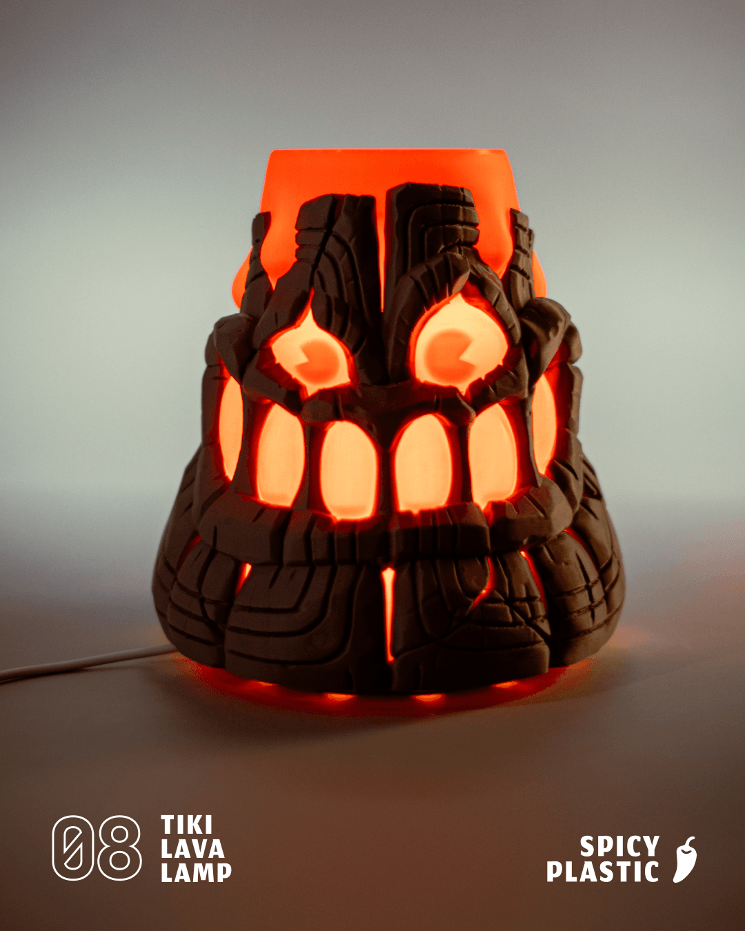 Tiki Lava Lamp 3d model
