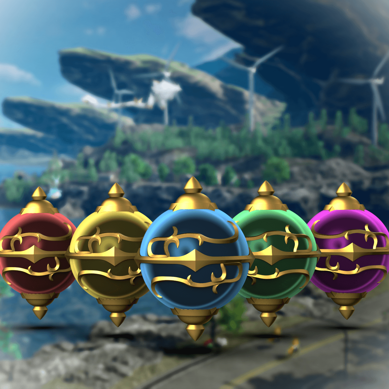 Pal Sphere -Palworld Fanart (SUPPORT FREE +Bambu 3mf) 3d model