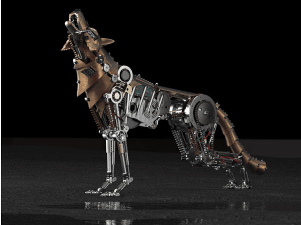 Wolf Mechanical robot 3d model
