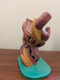 Had fun with this one, but I regret using my paint markers to paint it. Next time I'll get brown spray paint. Everyone thinks it's pretty cool looking. 3d model