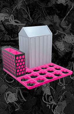 Gridfinity trash can 2x3 3d model