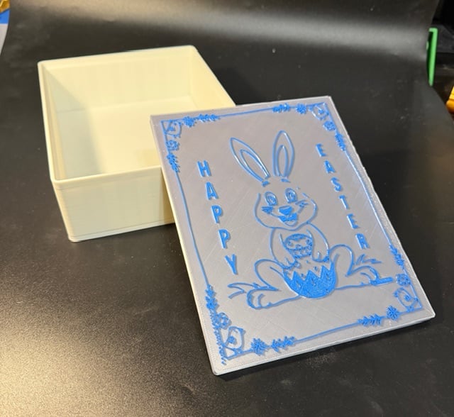 Easter Bunny Gift Box 3d model
