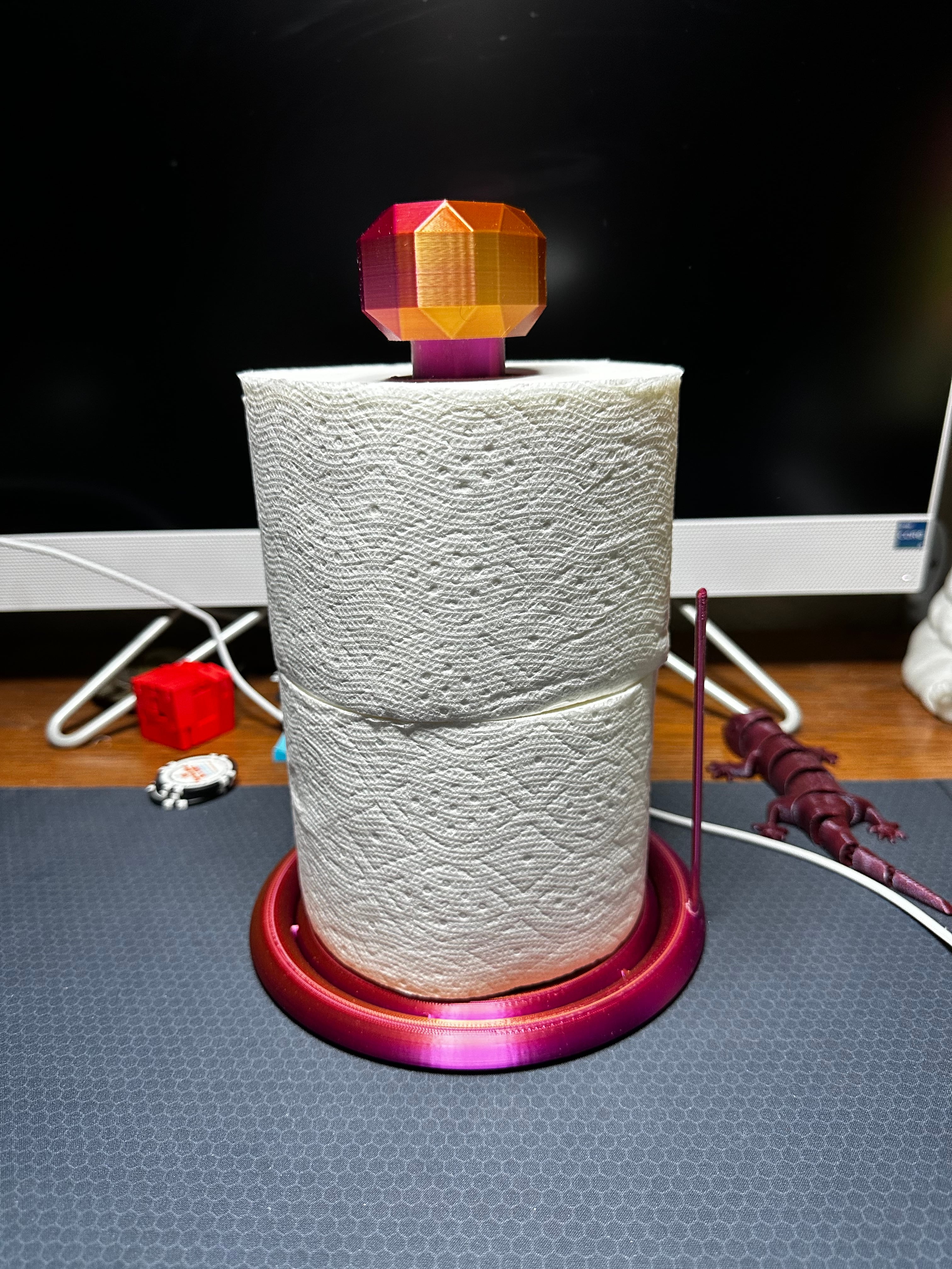 Paper towel holder V4 3d model