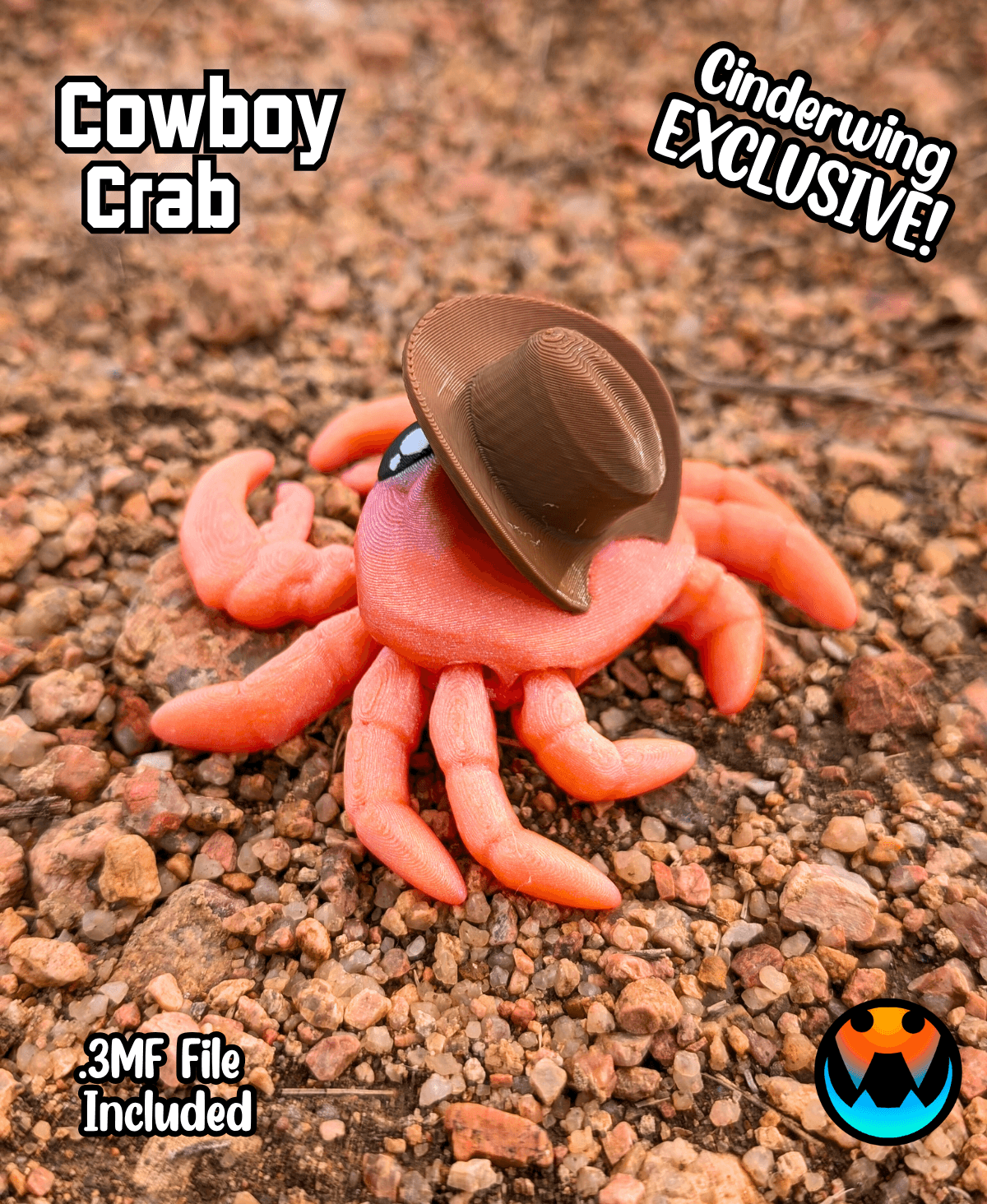 Cowboy Crab 3d model