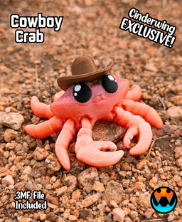 Cowboy Crab 3d model