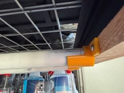 PVC mount spray bottle hanger rack.stl 3d model