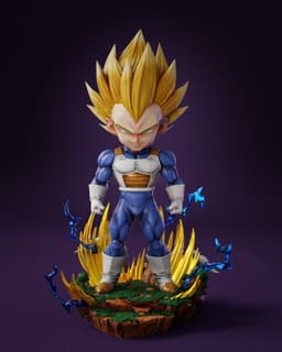 Super Vegeta Chibi - MODEL FREE 3d model
