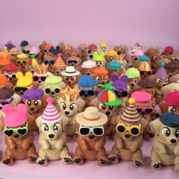 Labrador Fashion Pack (Hats & Sunglasses) 3d model