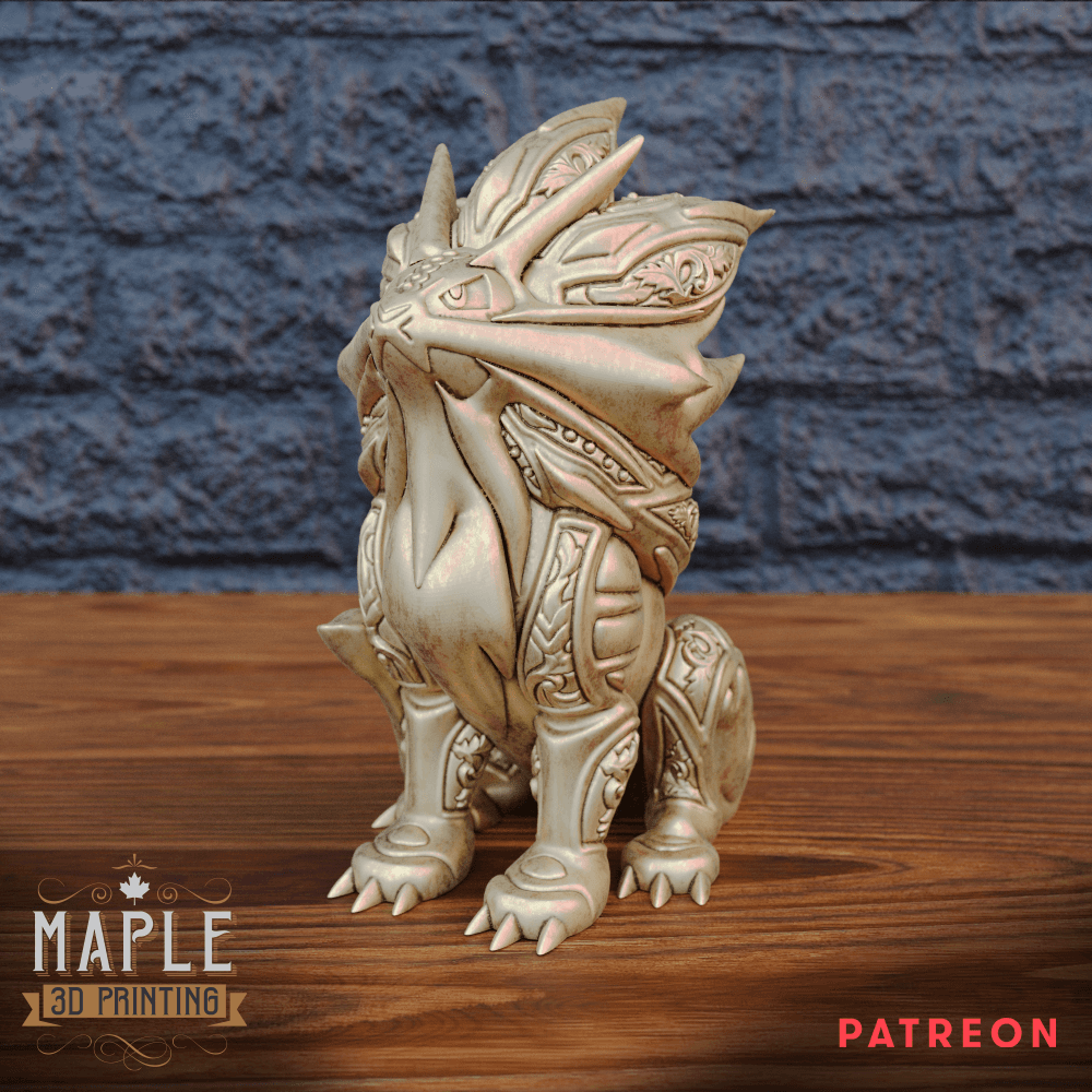 791. Solgaleo - Basic and Ornamental - Pokemon 3d model