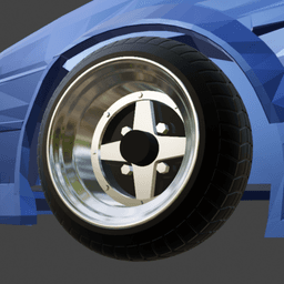 Work Equip 01 wheels 1/64 JDM 3d model
