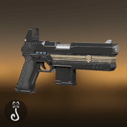 Helldivers 2 P-92 Warrant pistol 3d model