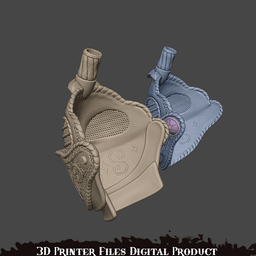 Lea Monad Cosplay Mask Helmet Lies of P 3d model