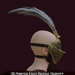 Lea Monad Cosplay Mask Helmet Lies of P 3d model