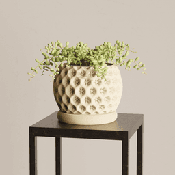 Planter with dripping tray 3d model