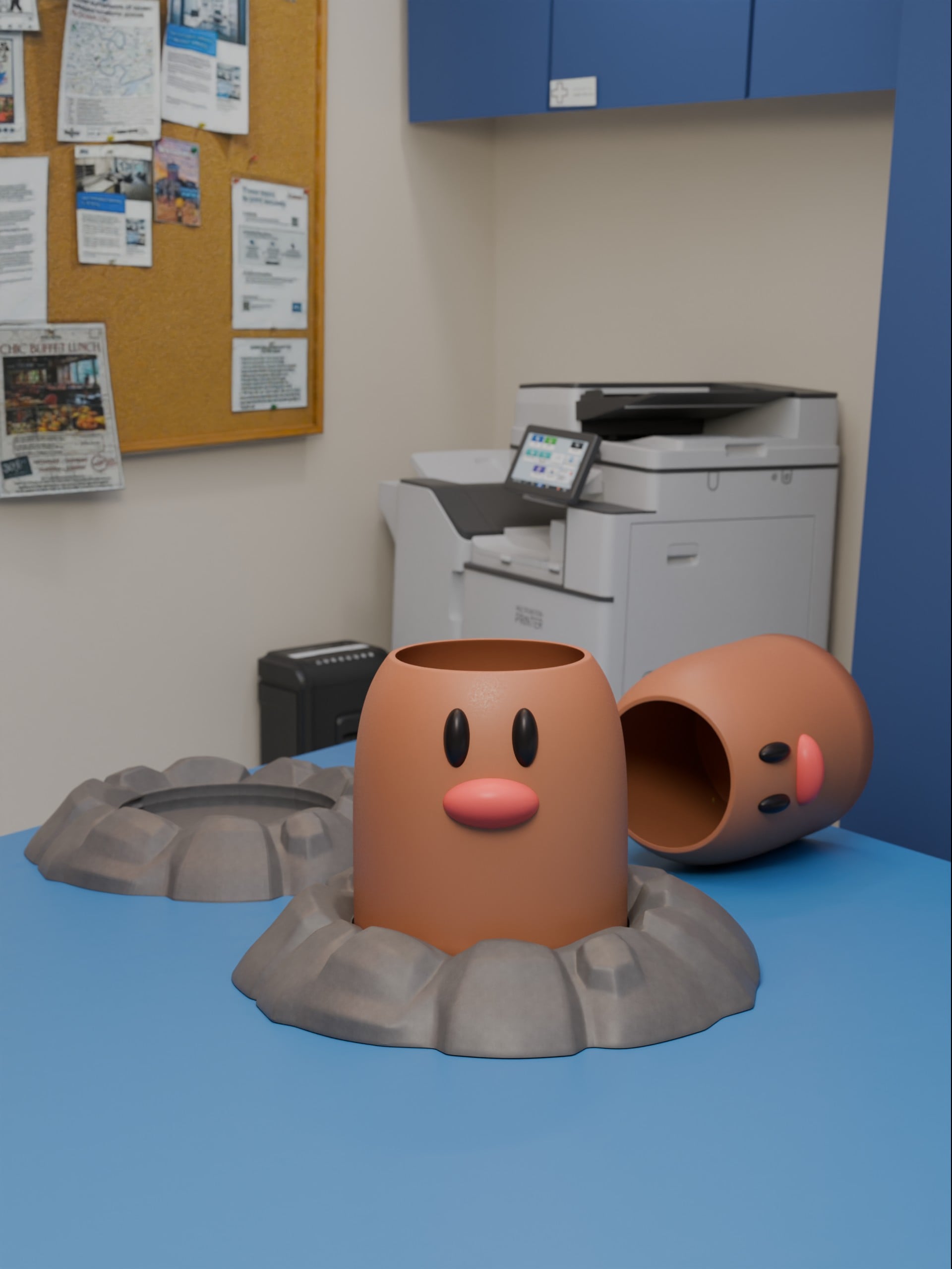 Diglett Mug 3d model
