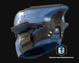 Infinite Thremaleon Helmet - 3D Print Files 3d model