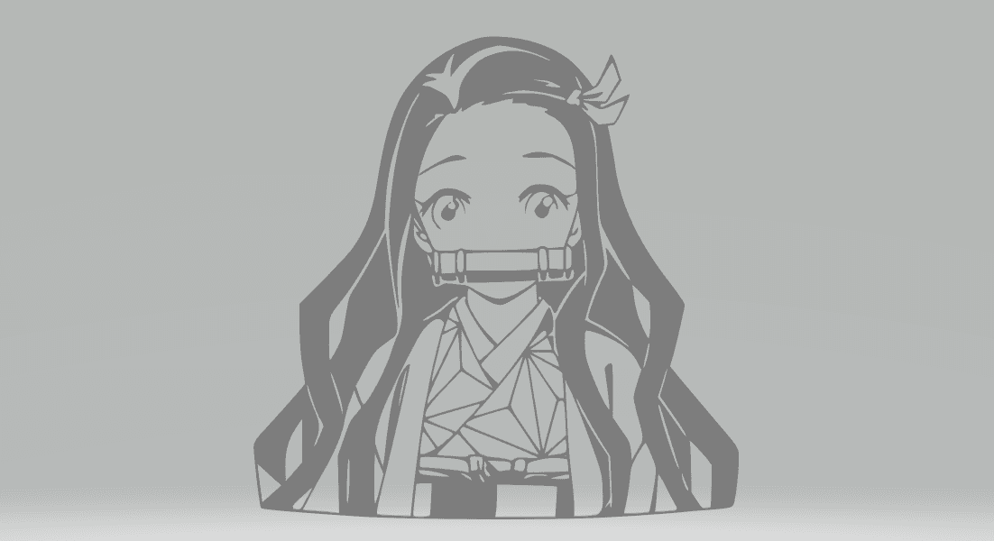 Nezuko Kamado ANIME DEMON SLAYER.stl 3d model