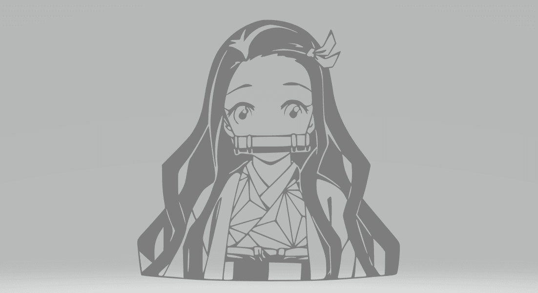 Nezuko Kamado ANIME DEMON SLAYER.stl 3d model