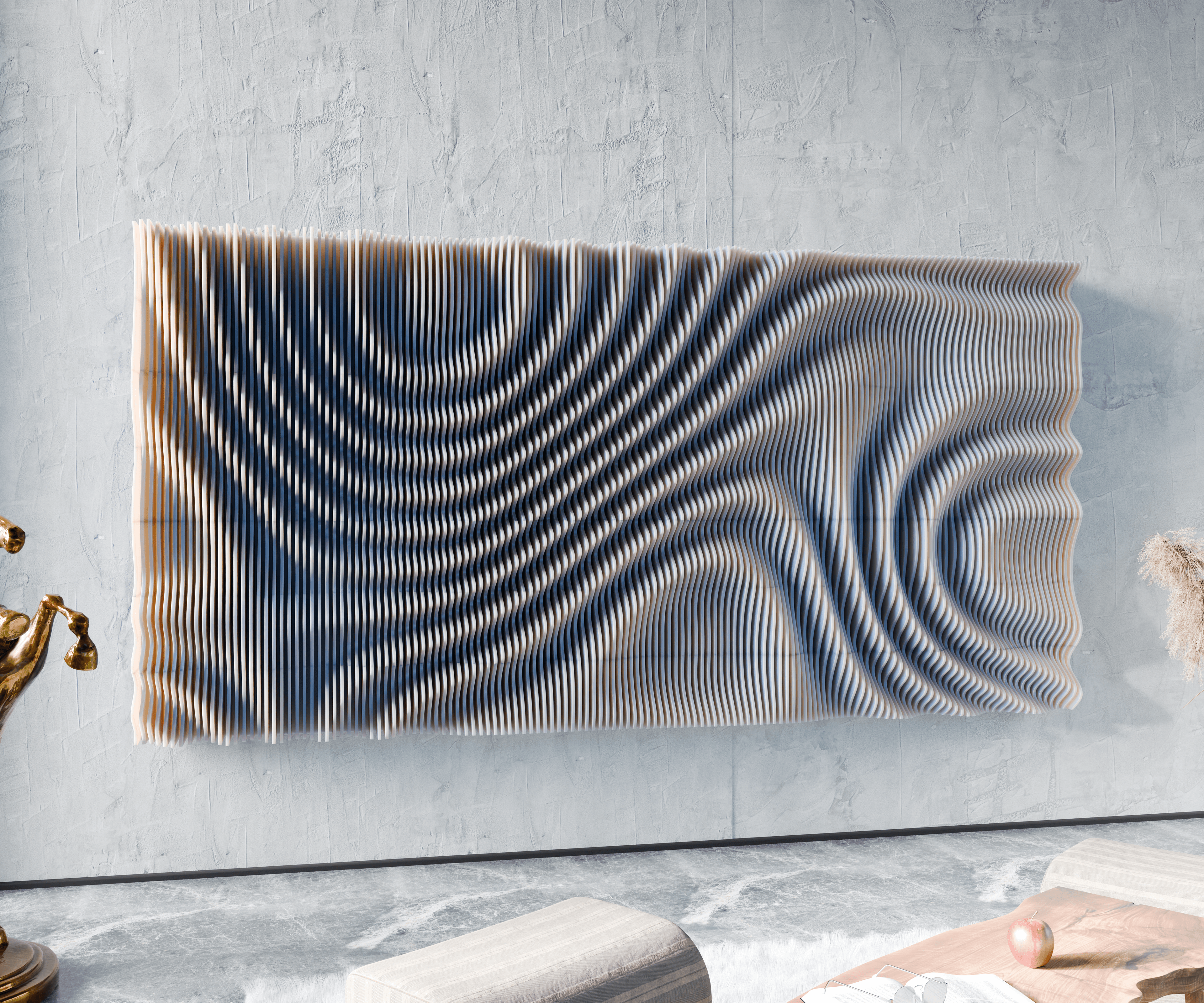 Parametric Wall Decor V4 3d model