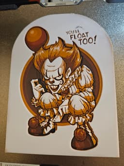 Gravestone Pennywise Halloween Decoration 3d model
