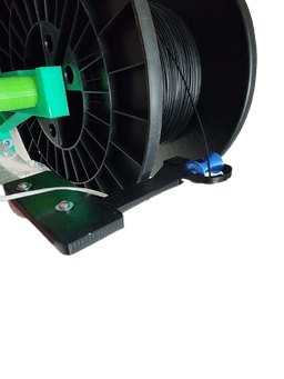 shelf mount filament guide v4.stl 3d model