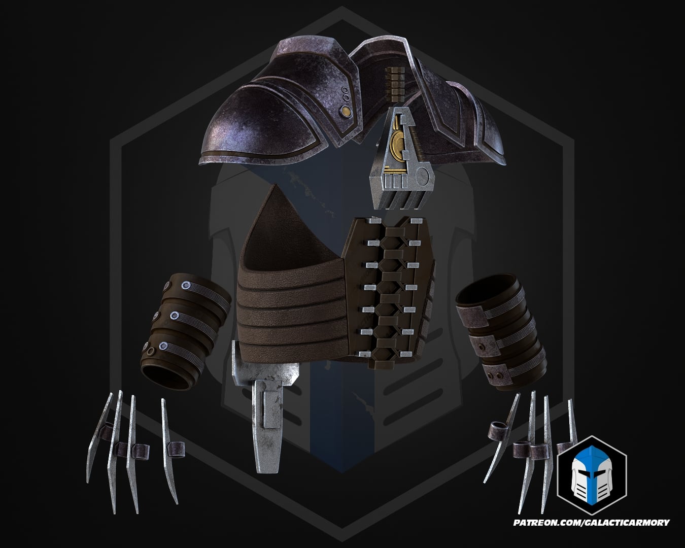 Hoth Starkiller Armor - 3D Print Files 3d model