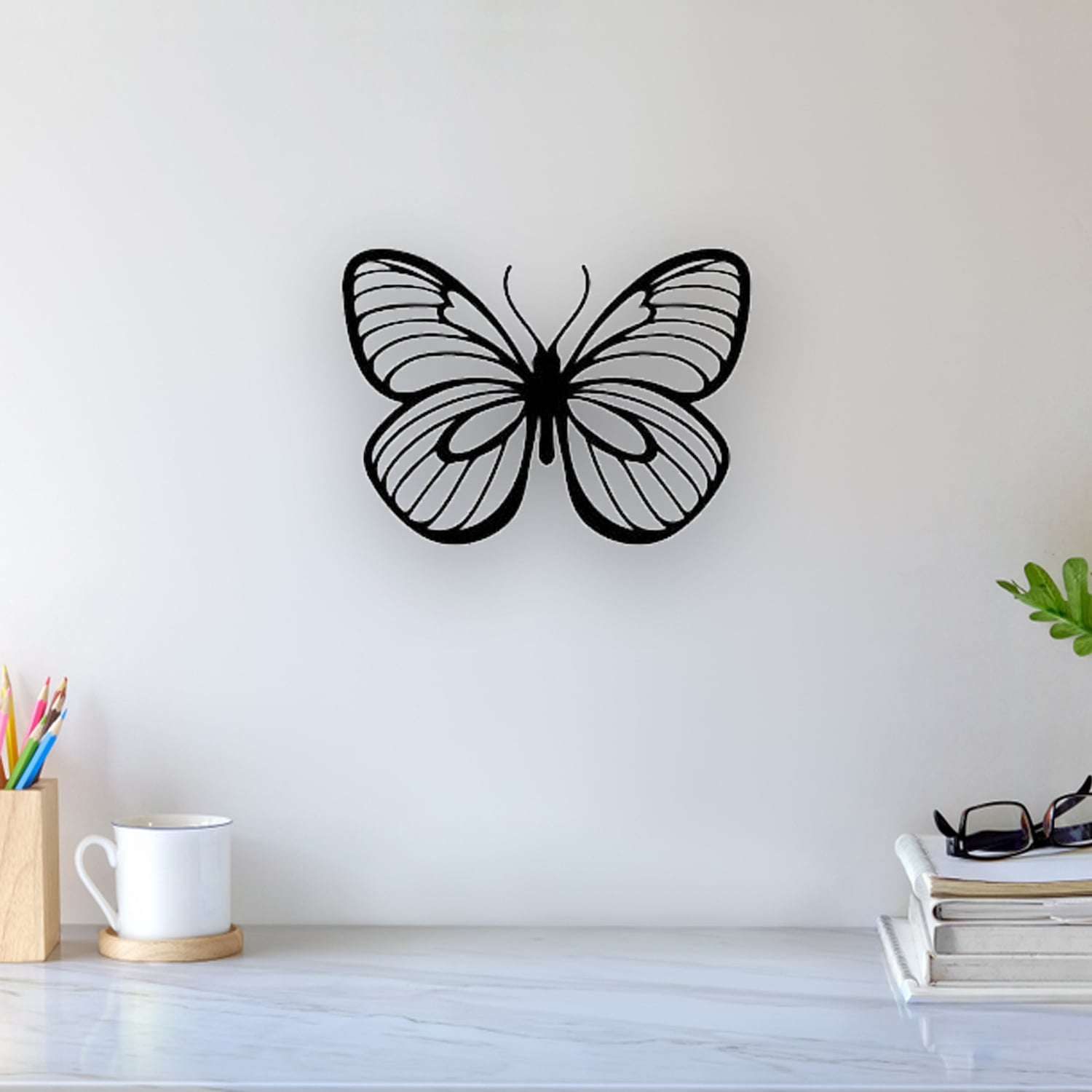 Butterfly Wall Art 3d model
