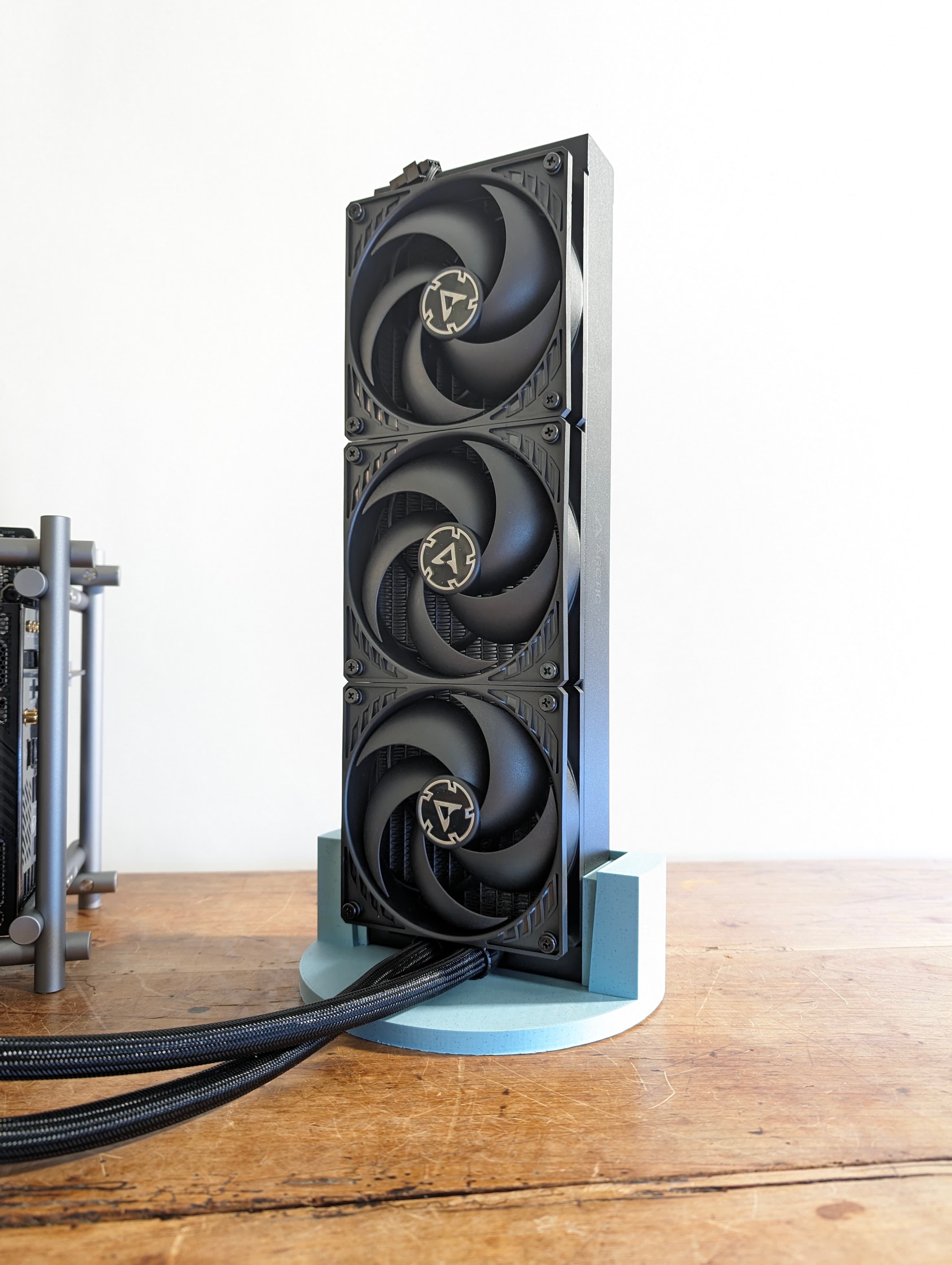 120mm EXT Universal Radiator Stand 3d model