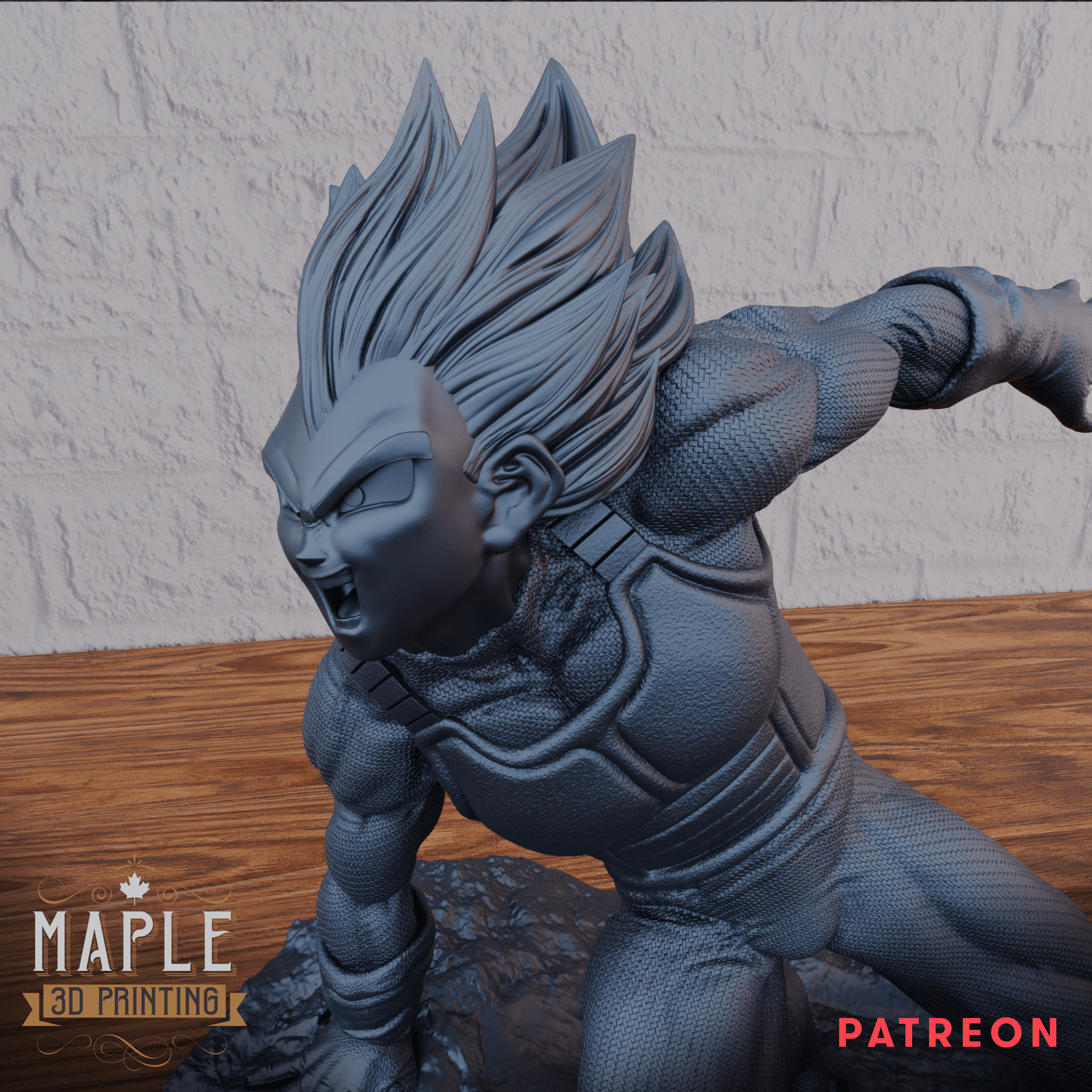 Vegeta Diorama 3d model