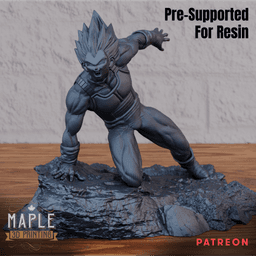 Vegeta Diorama 3d model