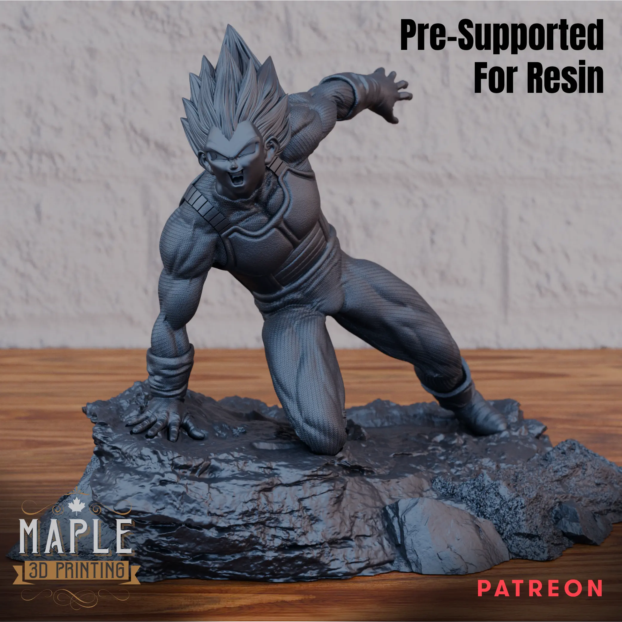 Vegeta Diorama 3d model