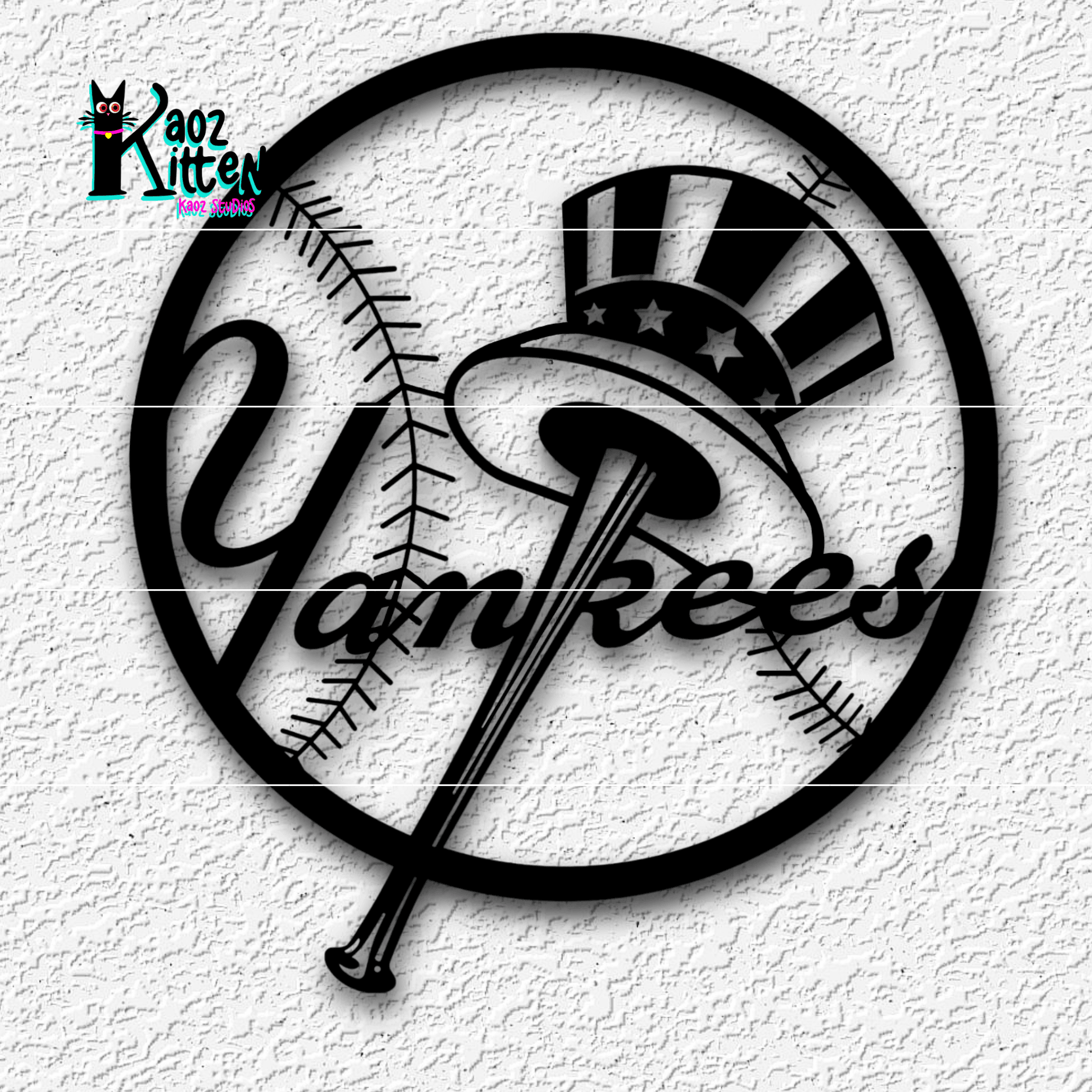 New York Yankees Baseball Team Wall Art Football fanart 3d model
